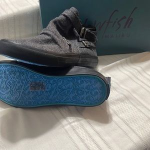 Blowfish, grey, bootie